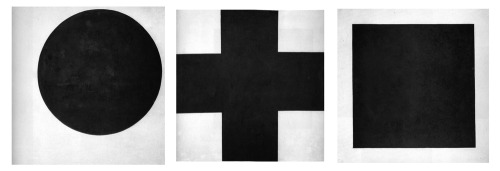 russianavantgarde:Kazimir Severinovich Malevich - Black Circle, Black Cross, Black Square - 1915File