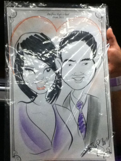 The caricatures are funny!!