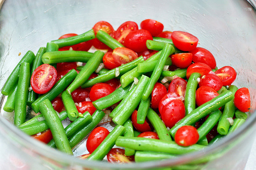 German cucumber tomato salad