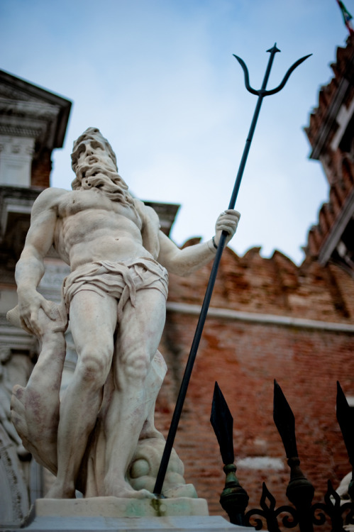 100artistsbook: Neptune Statue at the Arsenale, Venice