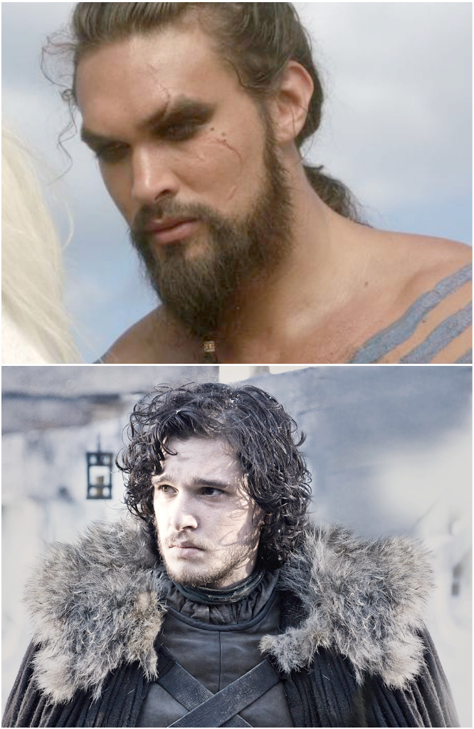 filogia:
“ Khal Drogo VS Jon Snow. No sé cuál de los dos me pone más!!
”
Hombre pues evidentemente, el Khal es mucho Kahl…