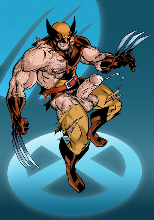Porn Pics patrickfillion:Sexy Wolverine drawn by LOGAN.
