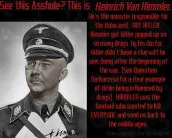 the-unpopular-opinions:  Himmler only wanted