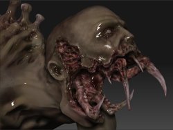 sexconverseandzombies:  dead space monster  Fuck that shit. 