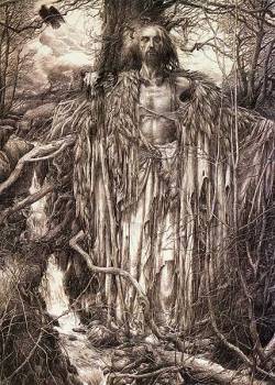 tatteredbanners:  Merlin by Alan Lee 