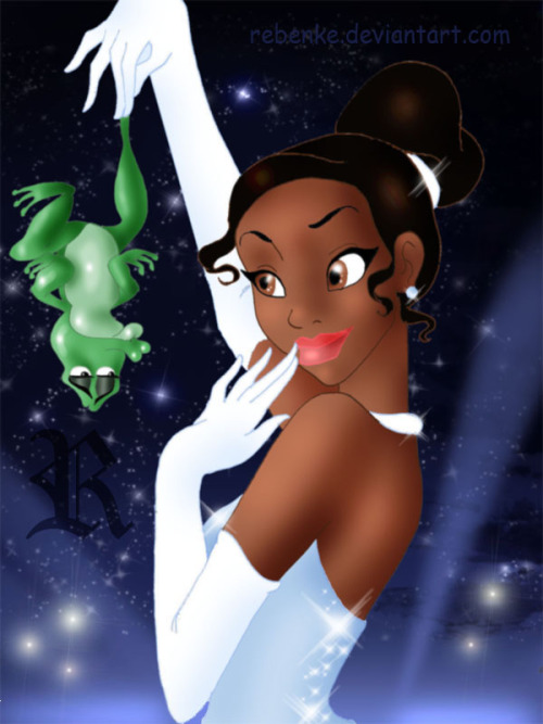 The Frog and Tiana by Rebenke