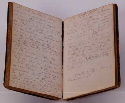 one of Walt Whitman´s notebooks