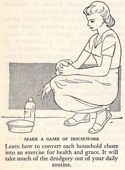 theniftyfifties:  Make A Game Of Housework!