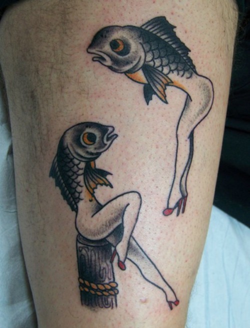 justgoodtattoos:
“ Chris Anthon told you there was no such thing as too many reverse mermaids.
”
Featured on Best Tattoos Archive || Submit your Tattoos