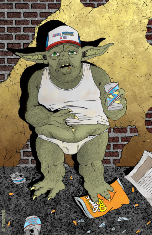 Whitetrash Yoda by George Graybill