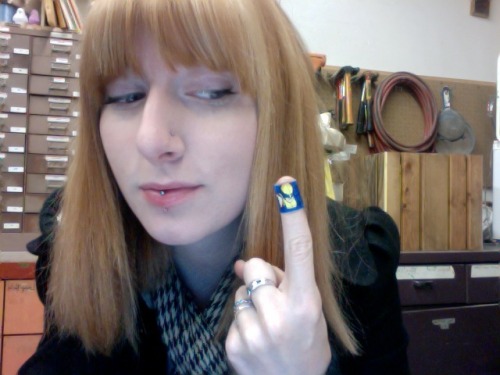 ladyvonbeck:  Wolverine band-aid. ‘Nuff Said  The beautiful Erin. You’ve got to love a comic book geek.