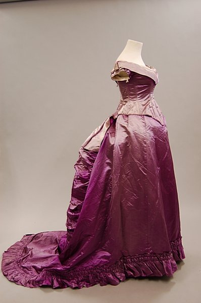 Early 1870s silk gown - Post Tenebras, Lux