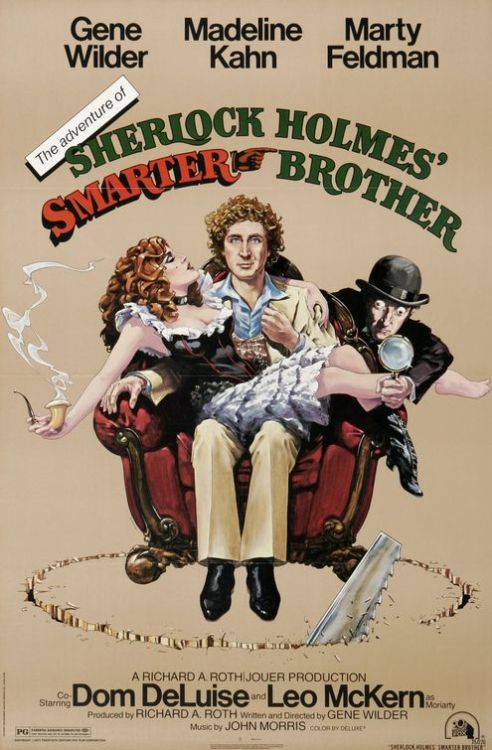 vintagemarlene:  the adventures of sherlock holmes’ smarter brother with gene wilder, madeline