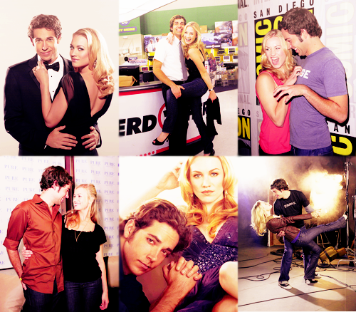 ^_^ flyingtaxis:  5 Cutest Co-Stars (in no particular order) → Yvonne Strahovski and Zachary Levi