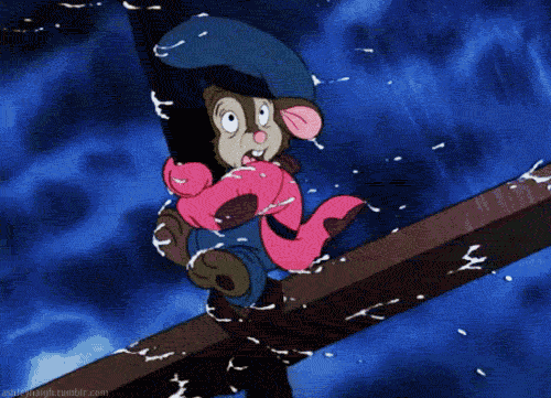 I saw this part in the movie and I laughed forever, I just HAD to gif it!
An American Tail