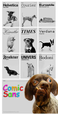 fuckyeahdementia:  if fonts were dogs (original)