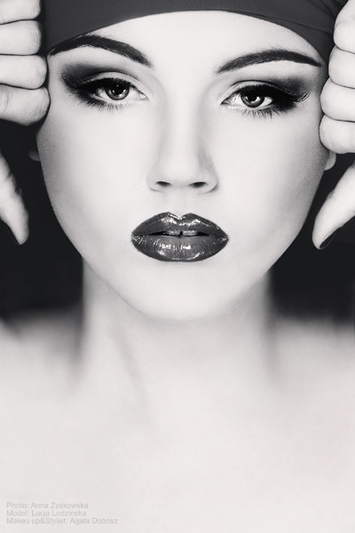 black-and-white:  Lucy | by ZzaniazZ 