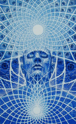 fallin2pieces:  by Alex Grey 