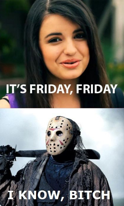 vneckandacardigan:  thedailywhat:  Obligatory of the Friday the 13th: RUN RUN RUN RUN. [leveeevee / rofl.]  Dying. Dead. 