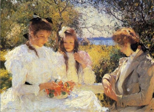 Portrait of My Daughters, Frank Weston Benson 