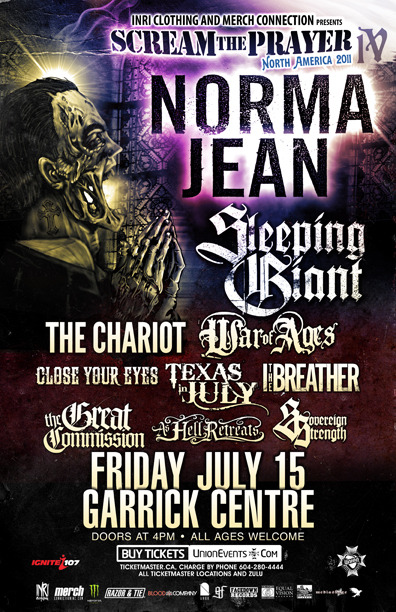 SCREAM THE PRAYER IS COMING TO MANITOBA
[tickets] [lineup]