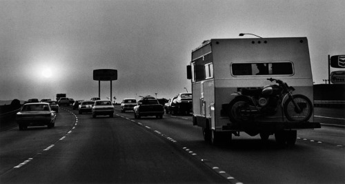 Southern California Freeway Scene photo by Paul Herzoff, 1971