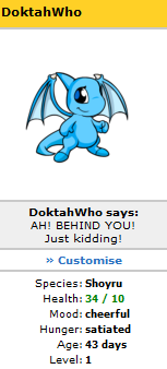 wewantashrubbery:LOOK BEHIND YOUMy Neopet just saw a Silent…0_o