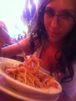 Vegas spaghetti break!!!