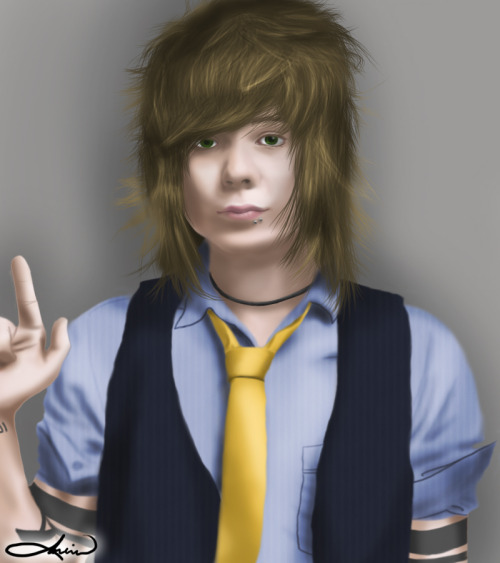 meia013:i finally finished painting Chris Drew! lol i got lazy on the clothes part. i regret nothi