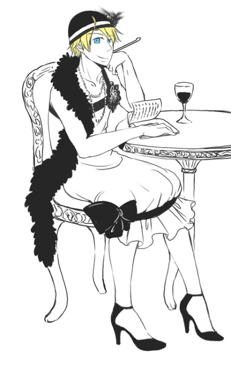 palalife:  Flapper!America. Crossdress. probably not accurate but I had fun with this one!