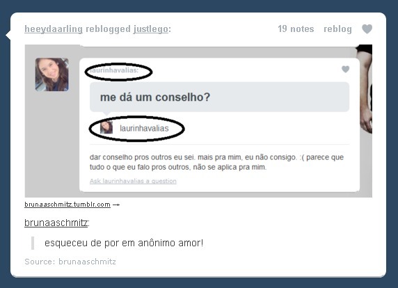  Só eu que entendi o verdadeiro significado dessa ask ?  Olha aí já julgaram