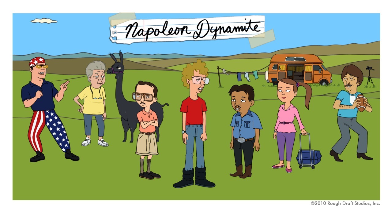 You know what the world really needs now, in the year 2011? A cartoon based on Napoleon Dynamite.
What’s that you say? Fox will premiere such a cartoon midseason next year? Heck yes! Now all we need is a serial drama based on Garden State, and we’ll...