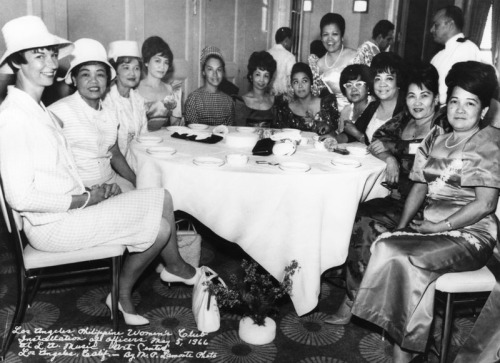 Members of the Los Angeles Philippine Women’s Club during a lunchtime meeting held at Dorothy 