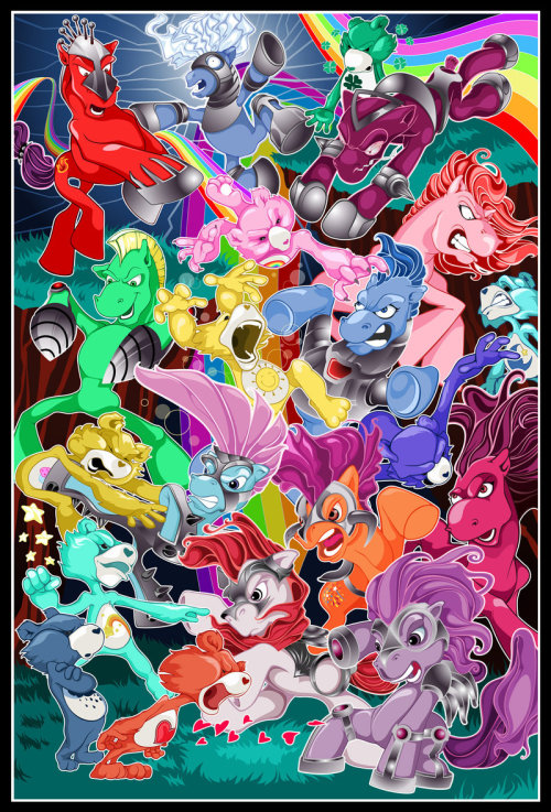 Care Bears Cartoon Porn - herochan: Care Bears are Territorial - by Carl Broaddus Herochan note: So,  my name is Ron Workman, and I am not afraid to post pictures of some My  Little Ponies getting ready