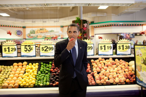  obama in the fruit section  change adult photos
