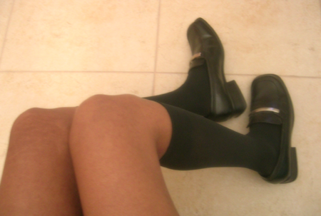 The shoes and socks for my gakuen cosplay c: