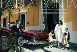 updatesfrommars:  Bruno Mars Featured Along side Model Joan Smalls in the June Edition of US Vogue  