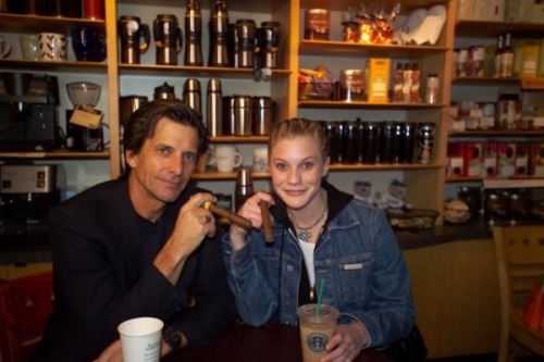 Starbuckception averylovescomputerscience:Starbuck and Starbuck, sitting down and having some Star