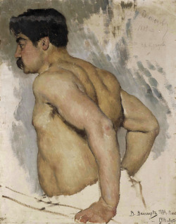 okhairy:  thizizit:  Nikolai Kuznetsov by Viktor Vasnetsov  &gt; c. 1884 or 1914 