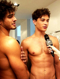 thefinestthings21:  Francisco &amp; Marlon Me and my brother’s husbands.. just our luck that they’re best friends :D  My future husband Marlon Teixeira and my Brother&rsquo;s Husband Fancisco.!!!!!