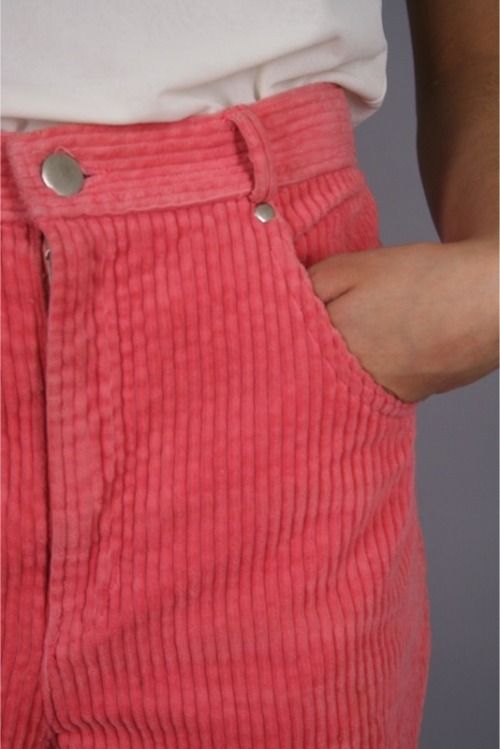 russssh:ethereal-gold:pink corduroy pants.WAHHH I HAD SHORTS LIKE THIS until i poured tomato sauce o