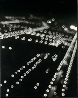 lifeonsundays:  Gordon H. Coster, Impressions of Chicago - The Lights of Grant Park, 1932From Night Vision: Photography After Dark at The Met until Sept 18. 