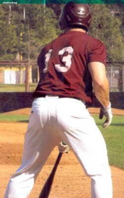 Catcher up to bat.