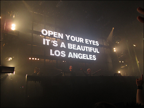 milkysoft:  Above & Beyond at the Hollywood Palladium. I want to relive this night 彡☆ 