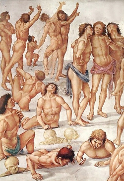jonnodotcom:  Luca SignorelliThe Resurrection of the Flesh (detail), from the Last Judgement cycleOrvieto Cathedral1499-1502 