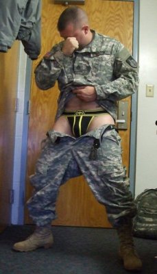 Army boys wear Nasty Pig jocks&hellip;.