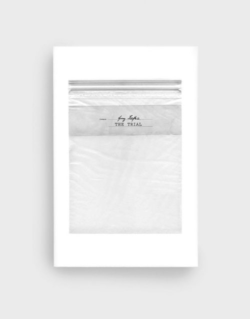 symmetrical:  (via feromona)  A proposed cover designed for Kafka’s novel The Trial, Maayan Pearl  
