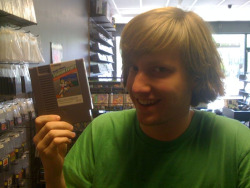 hankpeters:  Just holding one of the rarest games ever made with less than 30 copies that exist in the entire world, no biggie  wow look at this scrub not holding the nintendo world championships 1990 gold cart lmfao!!!