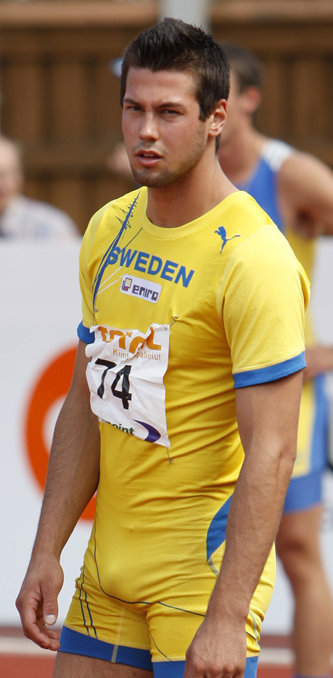 raunchstersports:  male-best-of-best:  hot athlete from Sweden. Name ?  raunchster: Björn Barrefors! Decathlete.