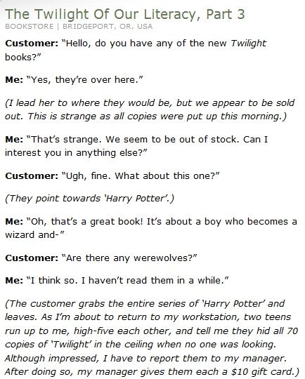 keypix4:  zenyattagal:  theshadowofvergil:  daniellatara:  restores my faith in humanity    This…. this is beautiful. EVERYTHING IS BEAUTIFUL.  this is awesome but how are there still people who don’t know Harry Potter?  